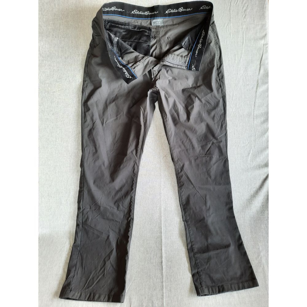 Eddie Bauer Men 36 Light Weight Performance Active Outdoor Gray Sweatpants‎